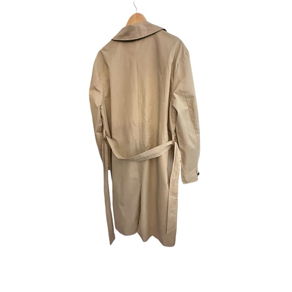 Boohoo Man, Khaki, Five Button, Midi Length, Trench Coat sz L - Picture 13 of 14